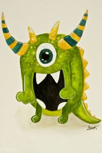 green_baby_monster_by_misstemprament-d52z3ln